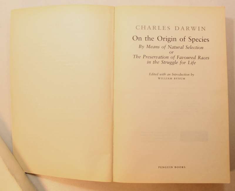 On The Origin Of Species by Charles Darwin Softcover Book