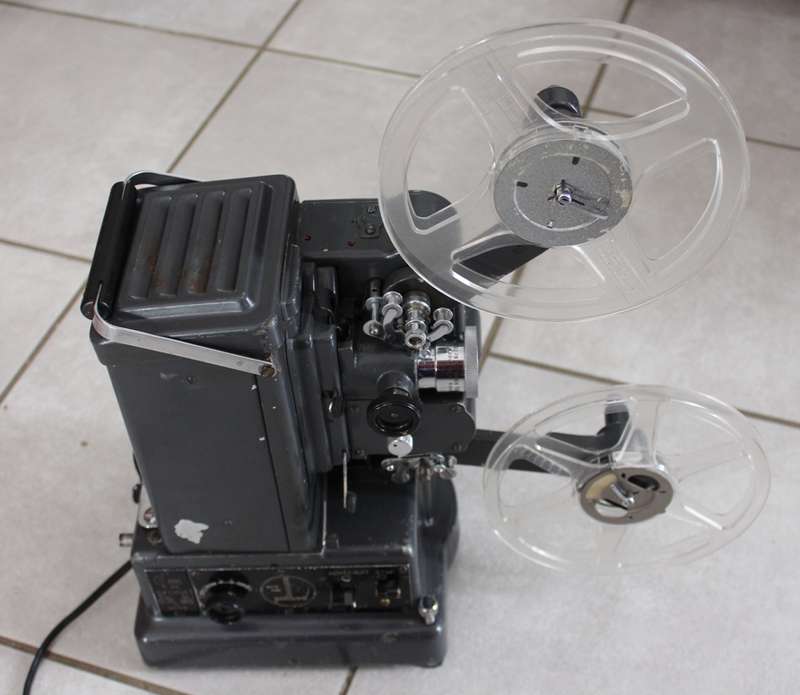 Vintage Paillard Bolex G816 8mm and 16mm Film Projector 110 Volt with 220 Volt Inverter