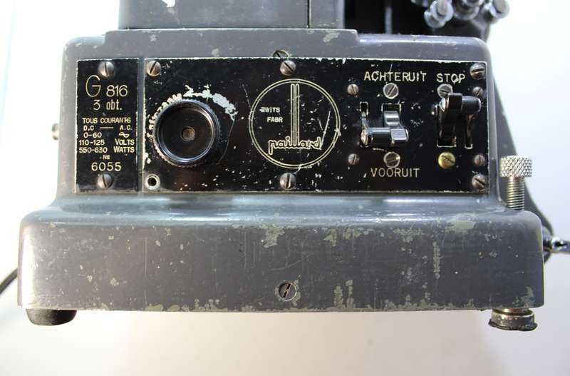Vintage Paillard Bolex G816 8mm and 16mm Film Projector 110 Volt with 220 Volt Inverter