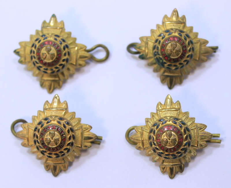 4 x Officers Rank Pips Bath Stars Tria Juncta In Uno Genuine British Military