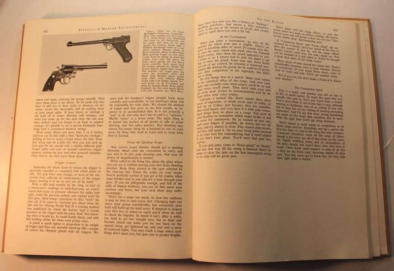 Pistols A Modern Encyclopedia by HM Stebbins, AJE Shay & O Hammond Hardcover Book