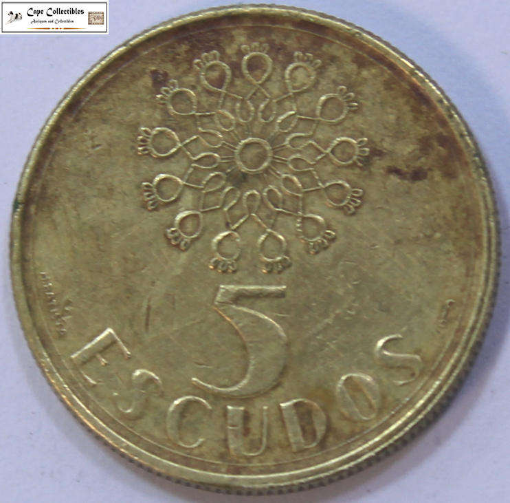 Portugal 5 Escudos 1990 Coin Circulated