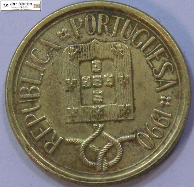 Portugal 5 Escudos 1990 Coin Circulated