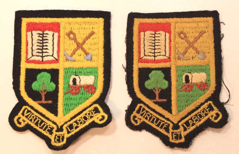 2 x Vintage Pretoria Boys High School Blazer Badges
