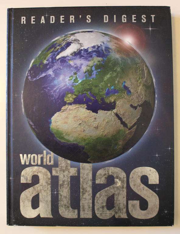 Readers Digest World Atlas Large Atlas (Fold Out Maps) First Edition 2004