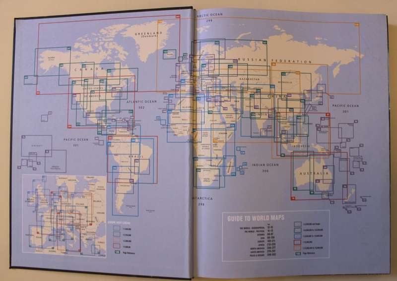 Readers Digest World Atlas Large Atlas (Fold Out Maps) First Edition 2004
