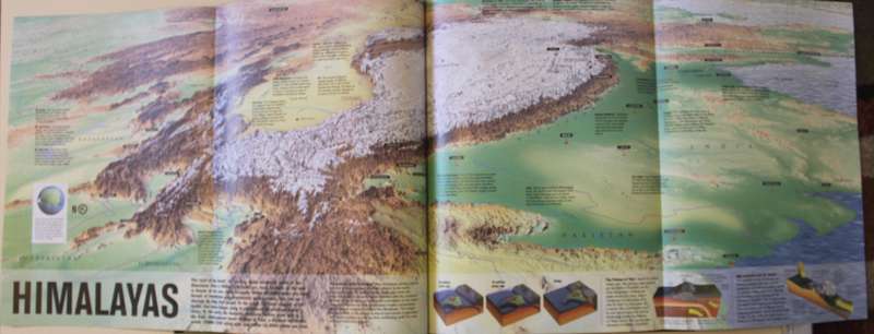 Readers Digest World Atlas Large Atlas (Fold Out Maps) First Edition 2004