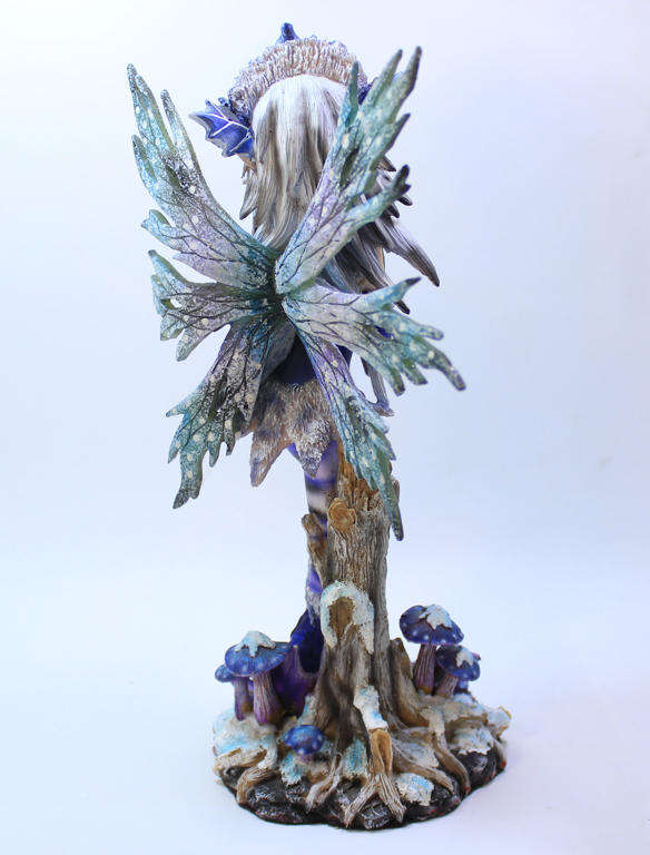 Amy Brown Faery Statuette Figurine "Rebel" Holding a White Hare