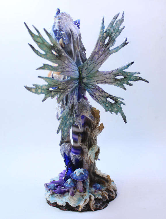 Amy Brown Faery Statuette Figurine "Rebel" Holding a White Hare