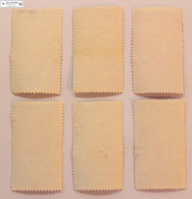 South Africa 6 X 2 1/2 Cent 1963 Red Cross Centenary Emblem & Nurse Stamps (Scott 285)