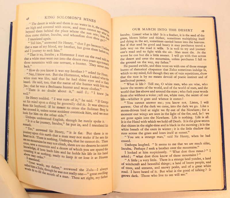 King Solomon's Mines by H. Rider Haggard Hardcover Book