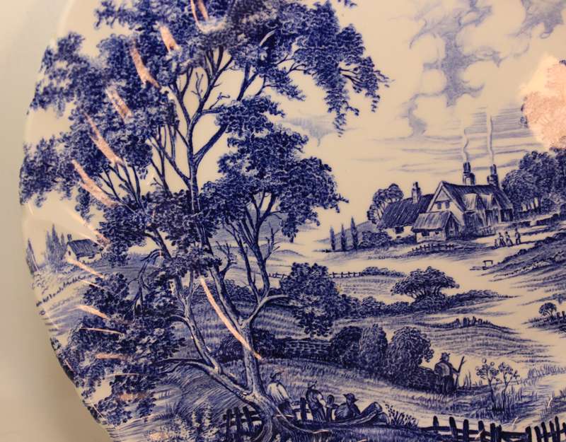 Vintage Ridgway "Meadowsweet" Ironstone Dinner or Display Plate