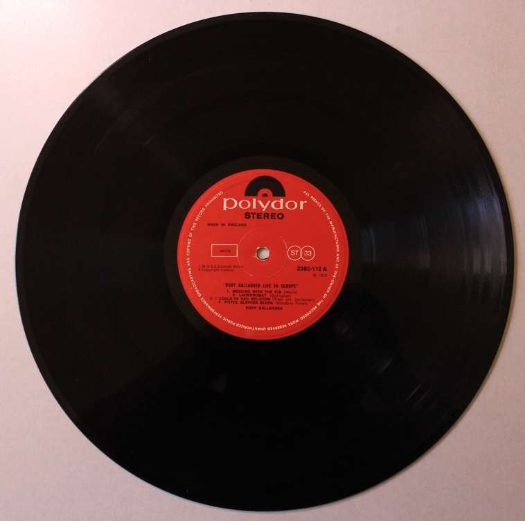 Rory Gallagher Live! In Europe Vinyl LP