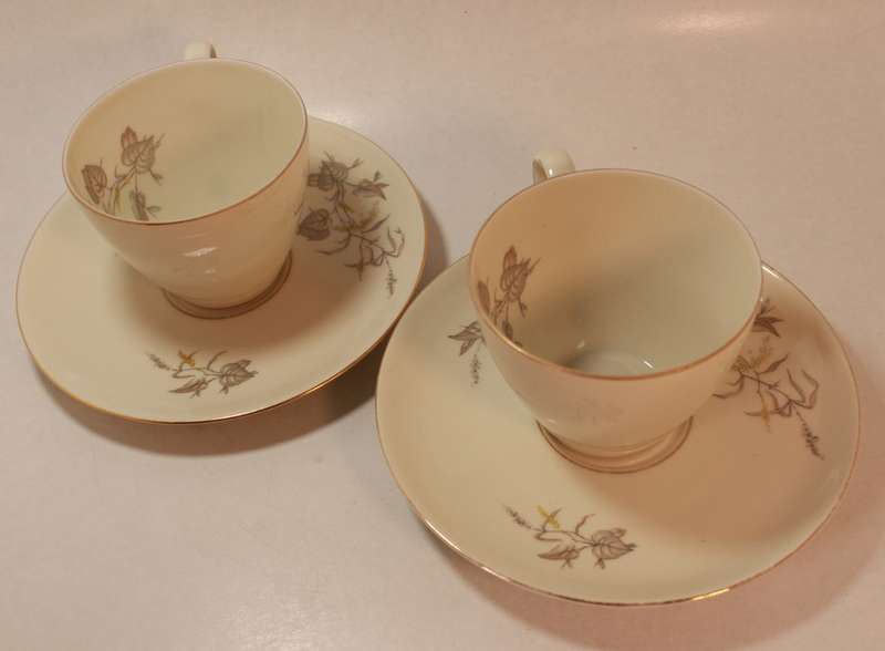 Pair of Rosenthal Krister Bone China Demitasse and Saucer.