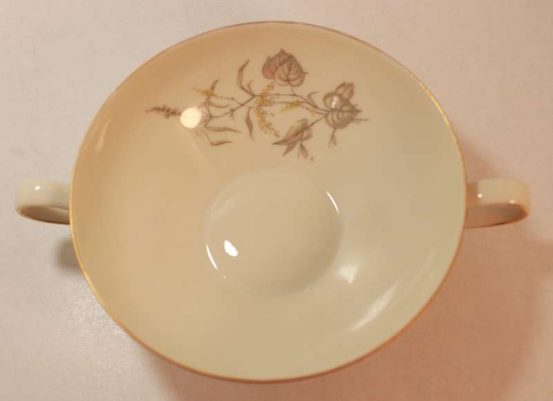 Pair of Rosenthal Krister Double Handled Bone China Soup Bowls
