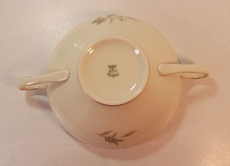 Pair of Rosenthal Krister Double Handled Bone China Soup Bowls