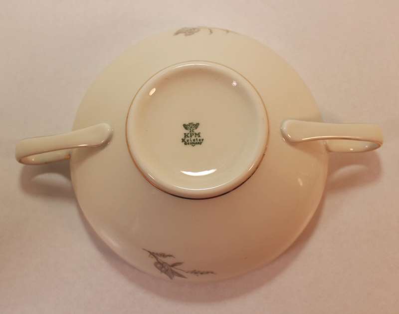 Pair of Rosenthal Krister Double Handled Bone China Soup Bowls