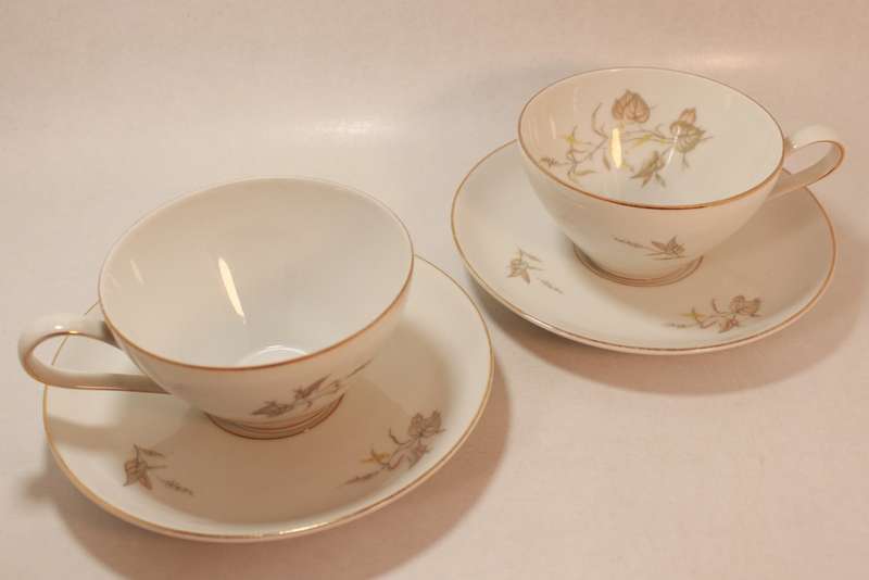 Pair of Rosenthal Krister Bone China Tea Cup and Saucer