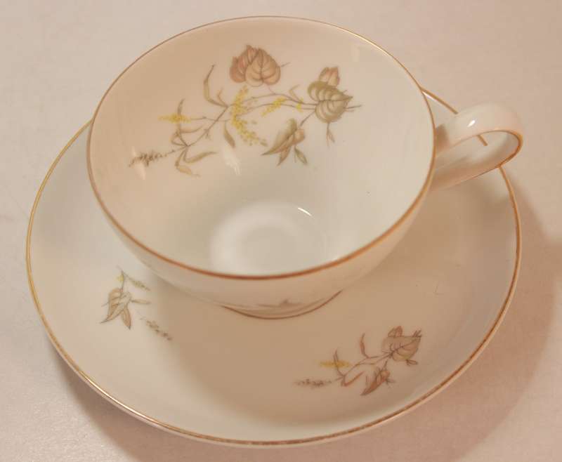 Pair of Rosenthal Krister Bone China Tea Cup and Saucer