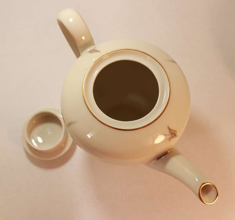 Rosenthal Krister Bone China Tea Service Set, Teapot, Creamers and Sugar Bowl