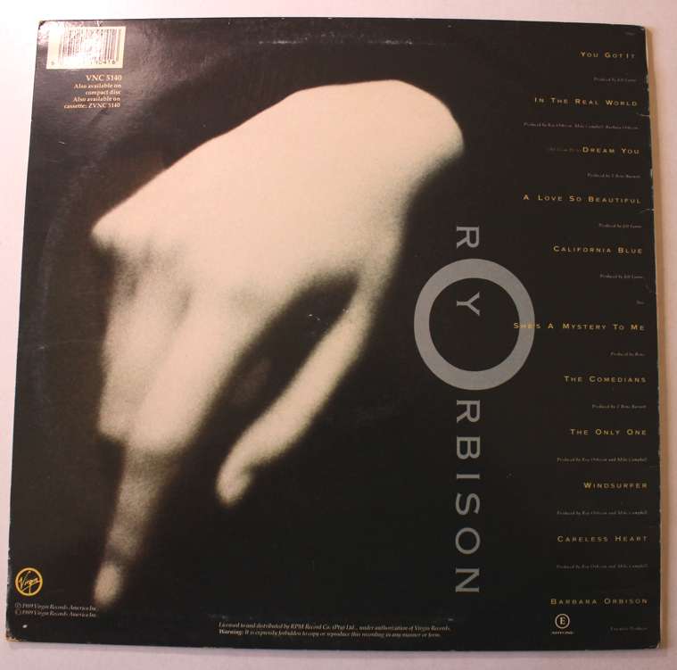 Roy Orbison Mystery Girl Vinyl LP