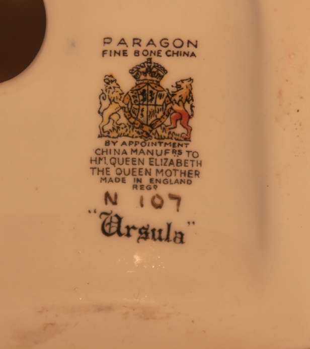 Vintage Paragon Fine Bone China "Ursula" N107 Figurine, A Double Royal Warrant Item