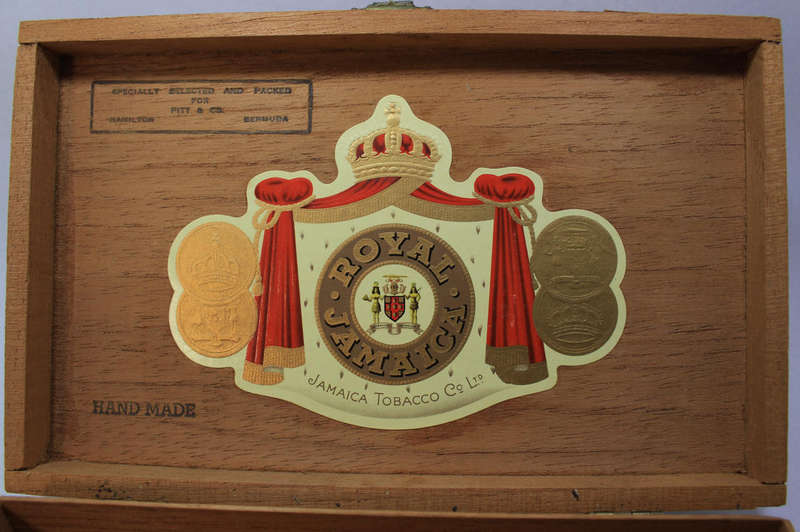 Vintage Royal Jamaica Pitt & Co. Cigar Box