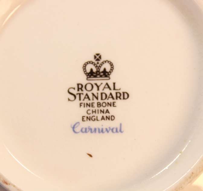 Royal Standard "Carnival" Fine Bone China Sugar Bowl