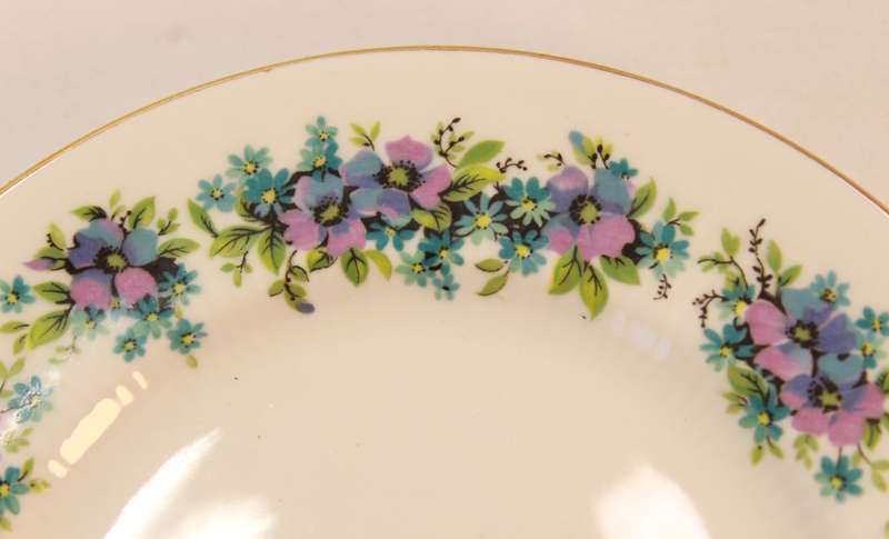 Pair of Royal Standard "Carnival" Fine Bone China Trios