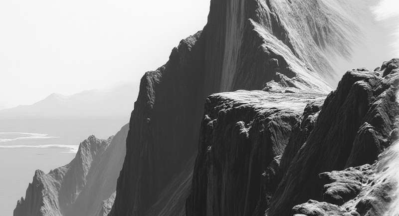 Rugged Mountain Scenery Digital Download Image For Framing