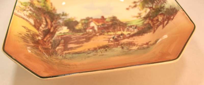 Vintage Royal Doulton Bowl "Rustic England" Farmhouse Scene Series D6097