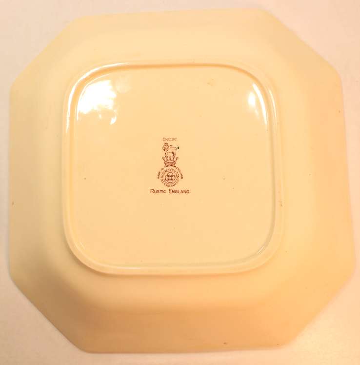 Vintage Royal Doulton Bowl "Rustic England" Farmhouse Scene Series D6097