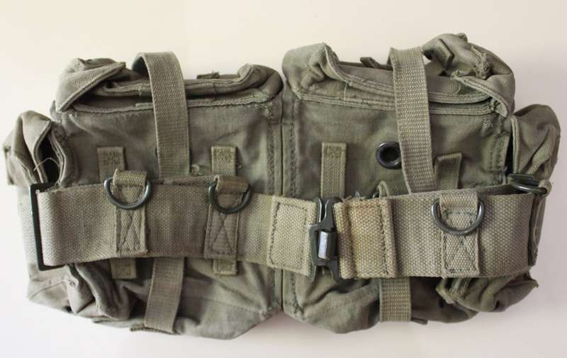 Vintage SADF Kidney Pouches with Yoke Pattern 70 1970's