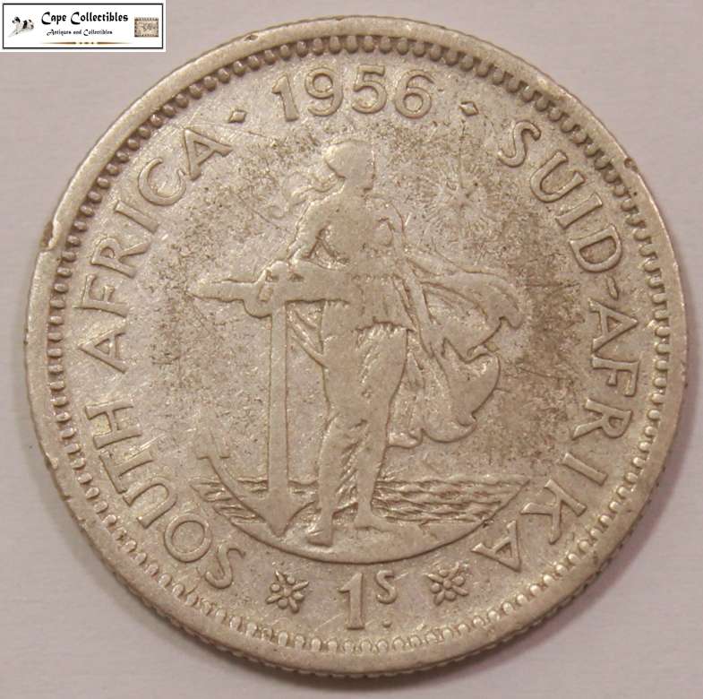 South Africa 1 Shilling 1956 Coin Circulated