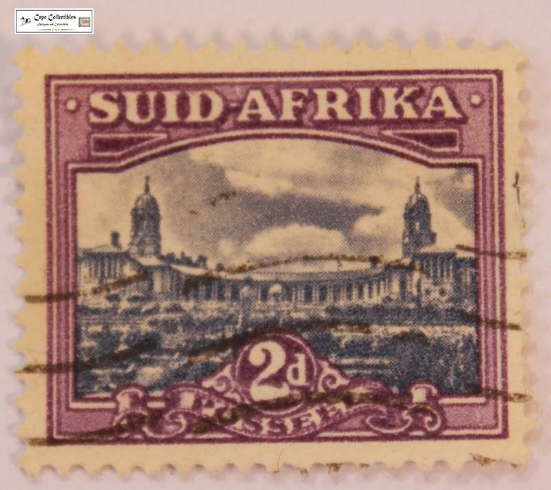 South Africa 2 Pence 1933/54 Government Buildings Pretoria Stamp (Scott 56)