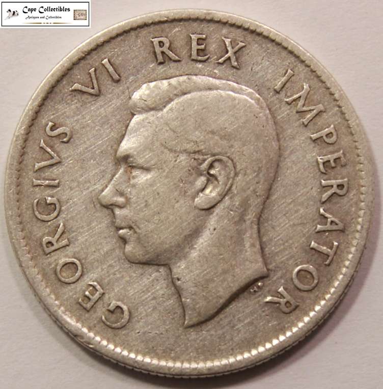 South Africa 2 Shillings 1937 Coin Circulated