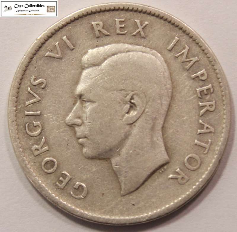 South Africa 2 Shillings 1942 Coin Circulated