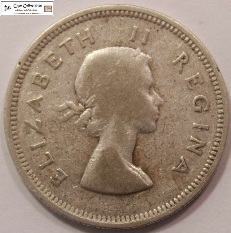 South Africa 2 Shillings 1955 Coin Circulated