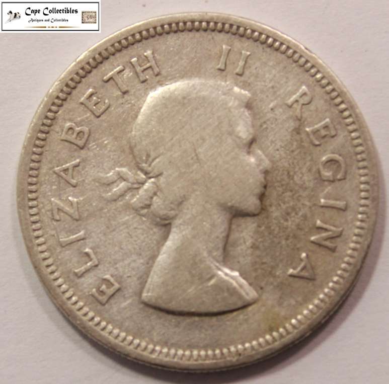South Africa 2 Shillings 1957 Coin Circulated