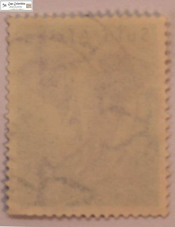 South Africa 4 Pence 1954 Elephant Stamp (Scott 205)