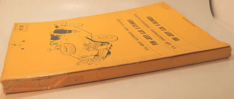 SA Army Illustrated Parts Catalogue Jeep, CJ6, 6 Cylinder Softcover Book