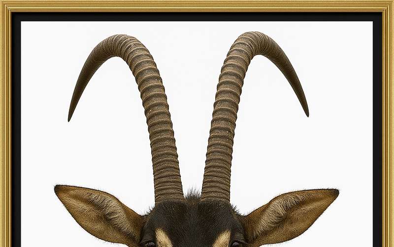 Sable Front On View Digital Download Image For Printing and Framing
