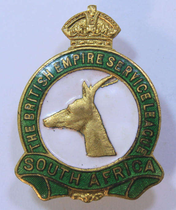 The British Empire Service League South Africa (BESL) Badge