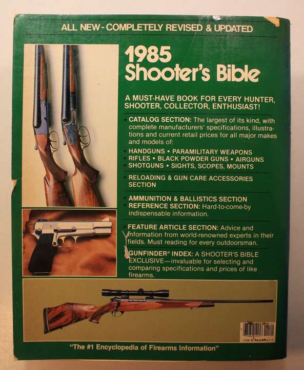 Shooters Bible 1985 No 76 Edited By William S Jarrett Softcover Book