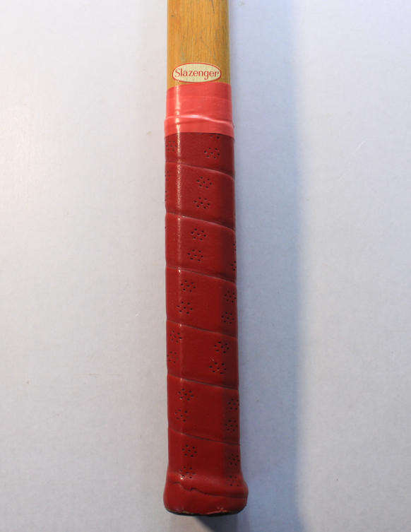 Vintage Slazenger College Model Wood Frame Tennis Racquet