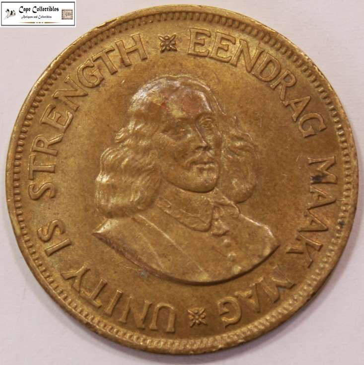South Africa 1 Cent 1964 Coin Circulated