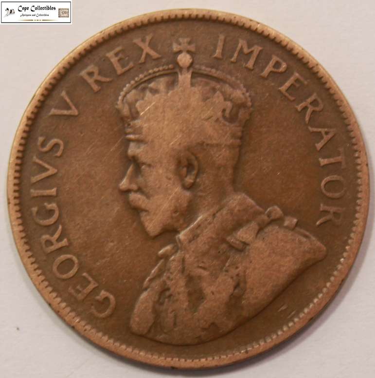 South Africa 1 Penny 1929 Coin Circulated