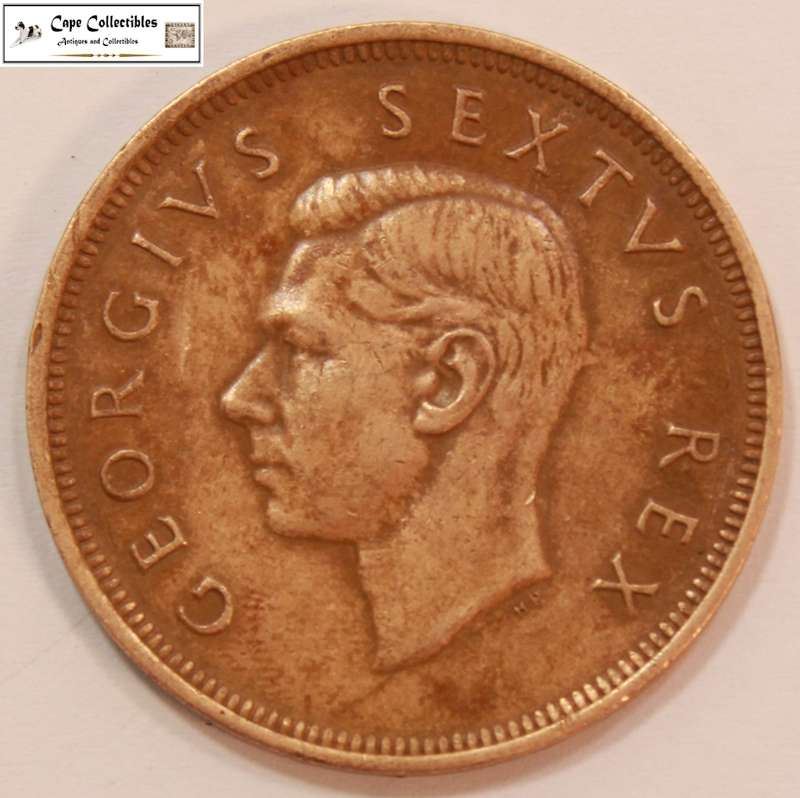 South Africa 1 Penny 1951 Coin Circulated
