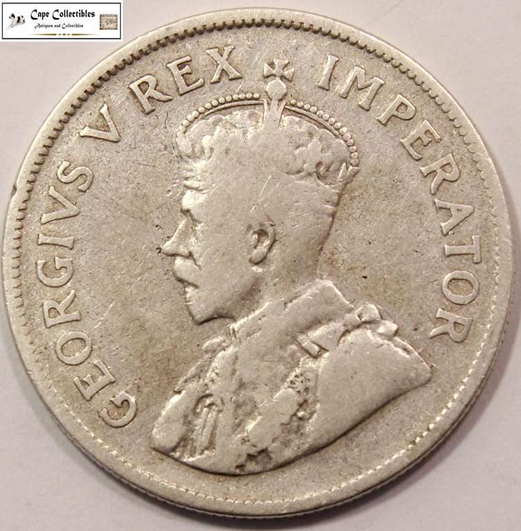 South Africa 2 1/2 Shilling 1935 Coin Circulated