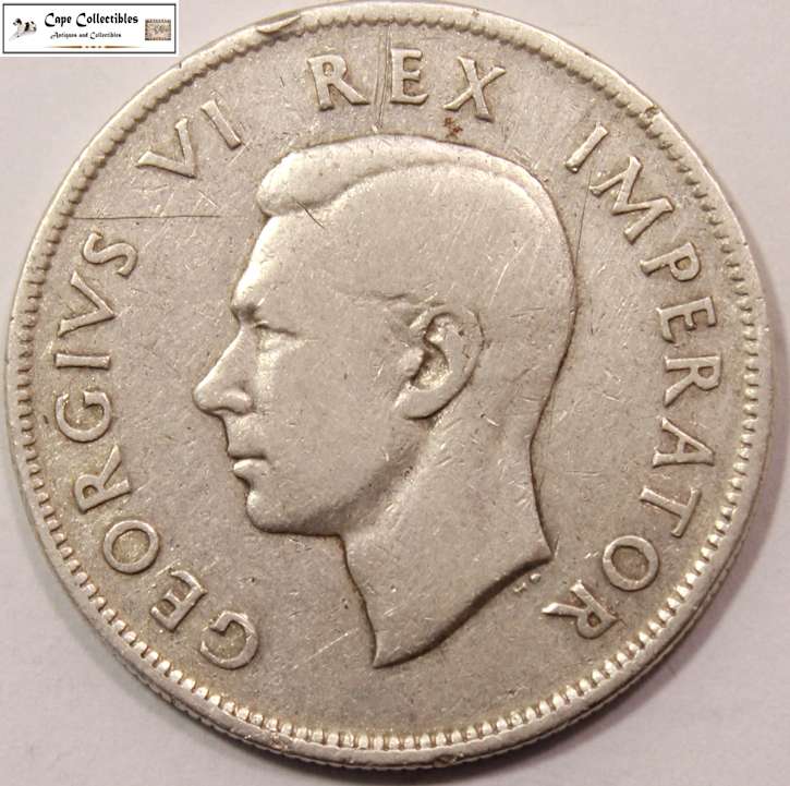 South Africa 2 1/2 Shillings 1940 Coin Circulated